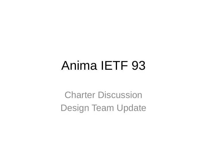 anima ietf 93