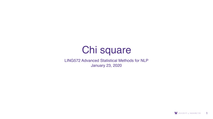 chi square