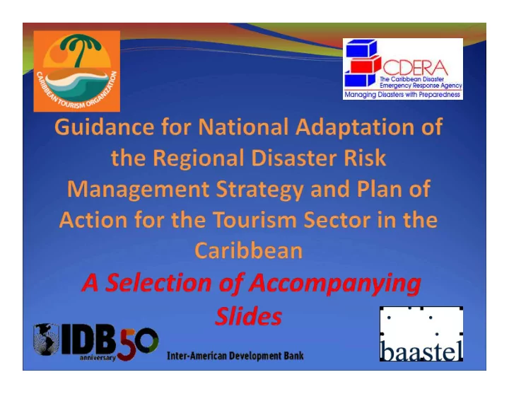 accompanying slides to the guidebook modules
