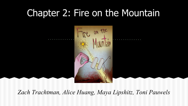 chapter 2 fire on the mountain