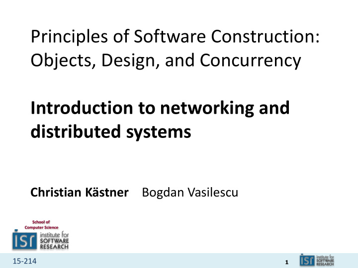 distributed systems