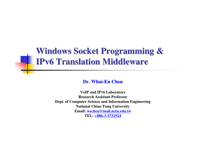 windows socket programming windows socket programming
