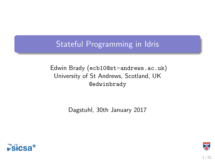 stateful programming in idris