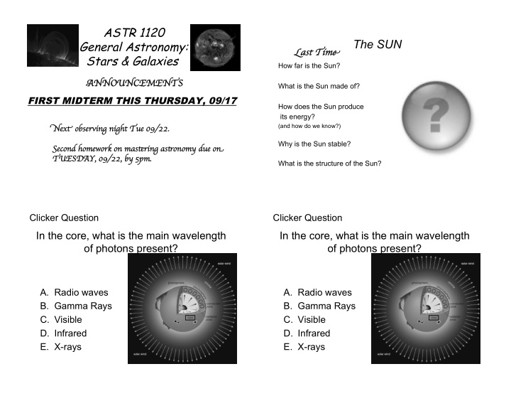 astr 1120 general astronomy