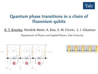 Qv  Qv a  n  t  u  m  p  h  a  s  e  t  r  a  n  s  i  t  i  o  n  s  i  n  a  c  h  a  i  n  o  f