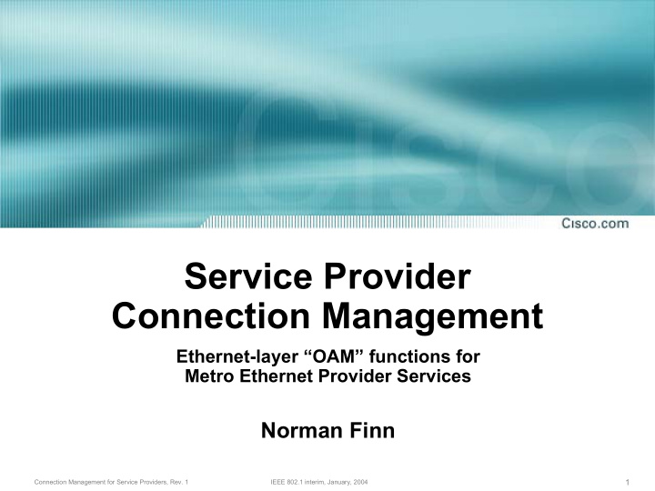 service provider connection management