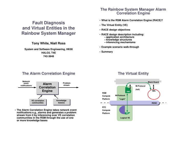 fault diagnosis