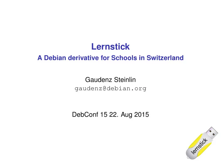 lernstick