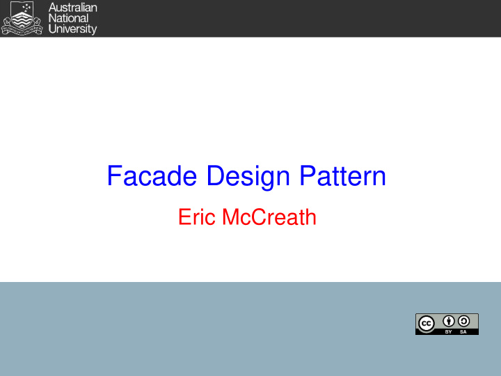 facade design pattern