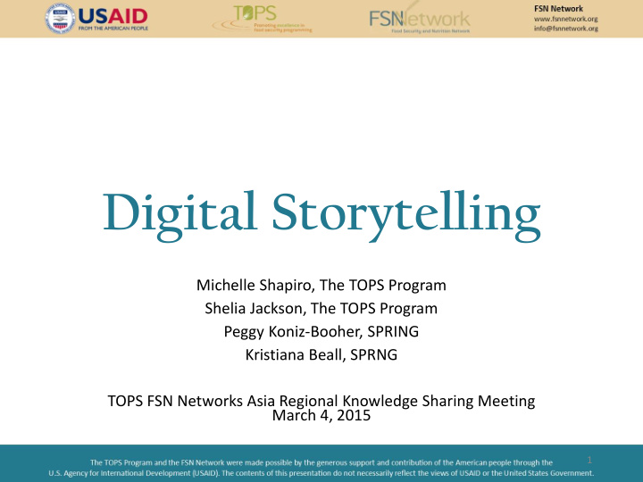 digital storytelling