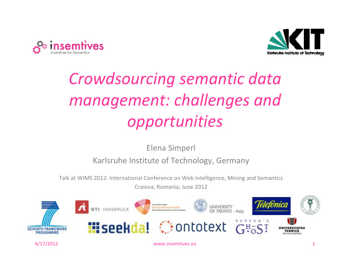 crowdsourcing semantic data management challenges and