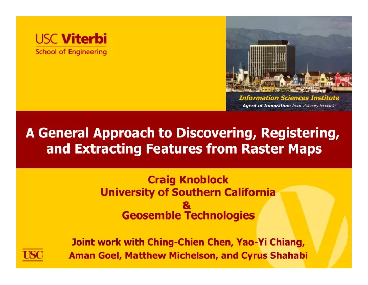 a general approach to discovering registering and