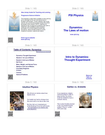 PSI Physics  Progressive Science Initiative  This material is made freely available at