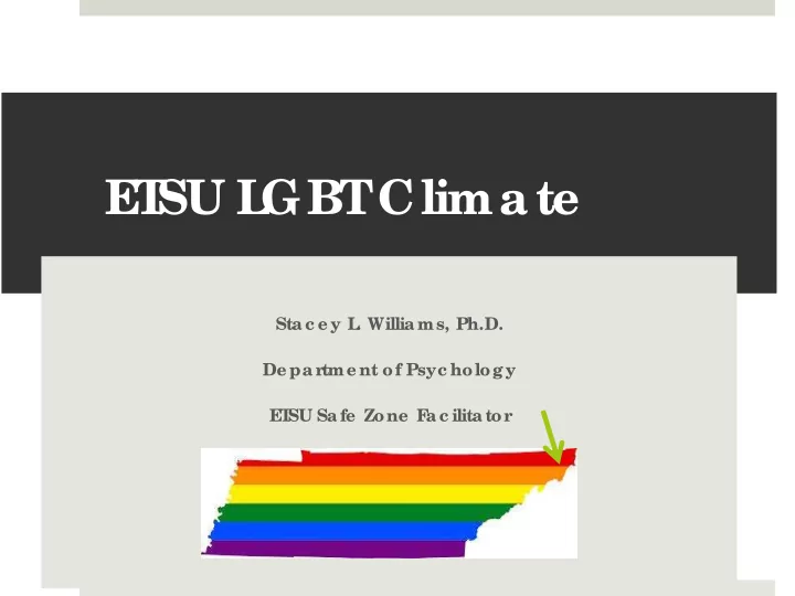 e t su l gbt climate