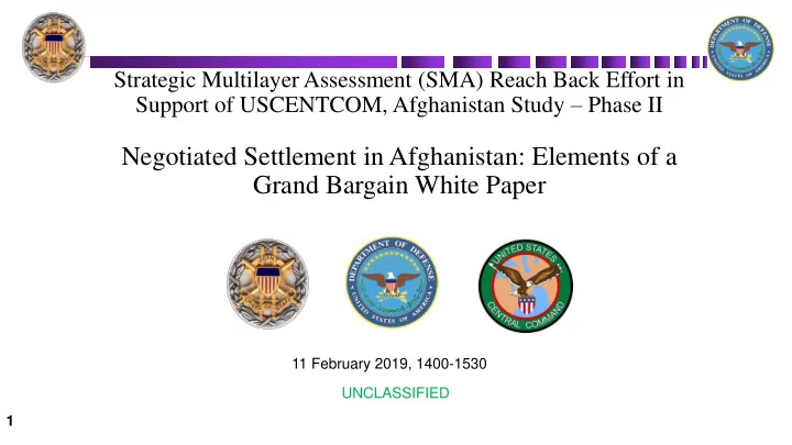 negotiated settlement in afghanistan elements of a