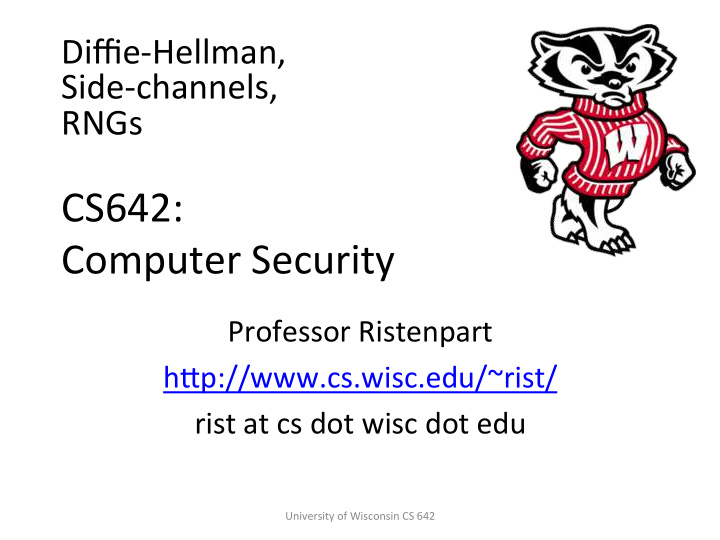 cs642 computer security
