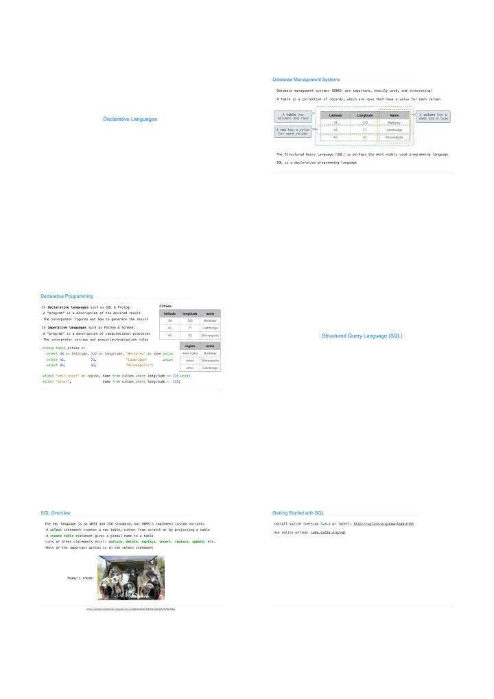 declarative languages
