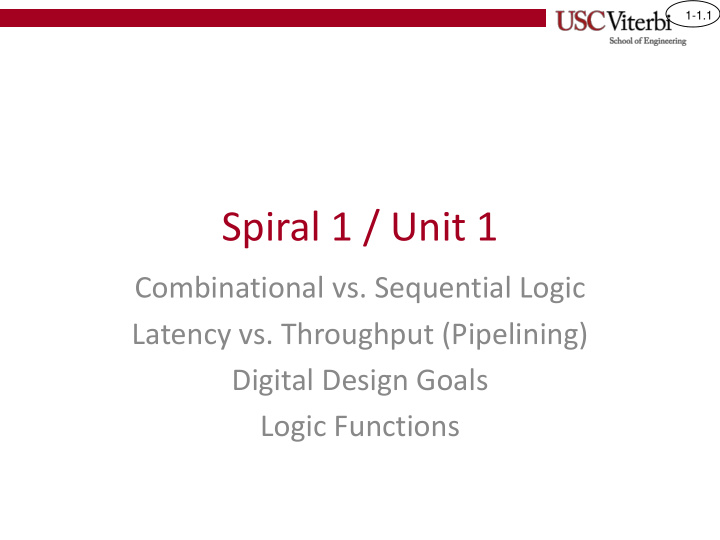 spiral 1 unit 1