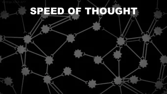 SPEED OF THOUGHT  SPEED OF THOUGHT  120m/s  SPEED OF THOUGHT  COMMUNICATIVE The Artist is Absent: