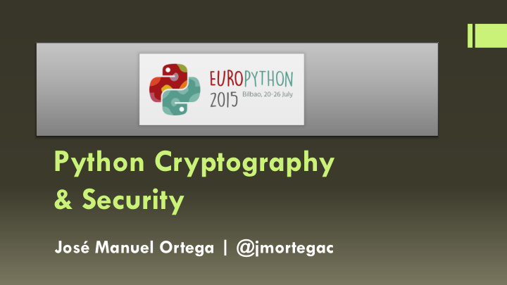 python cryptography