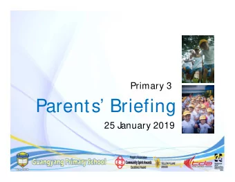 Parents Briefing  25 January 2019  English Language  S T E L LA R The EL curriculum adopts