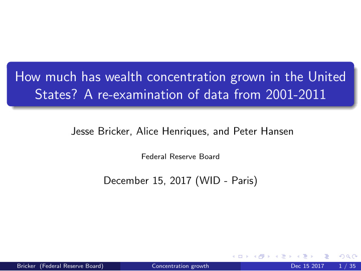 how much has wealth concentration grown in the united