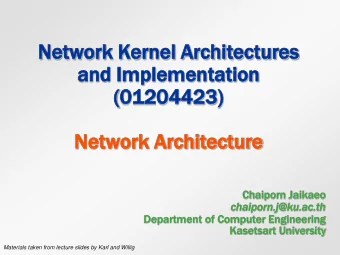 an  and  d Im  Impl  plementa  ementation  tion  (01  0120  20442  4423)  )  Net  etwork  work Ar