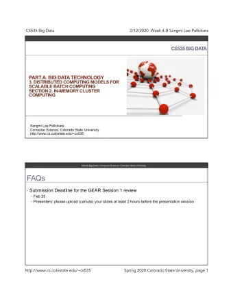 FAQs  Submission Deadline for the GEAR Session 1 review  Feb 25  Presenters: please upload