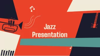 Jazz  Presentation  What is Jazz? Definition  Jazz is characterized by swing  and blue notes, call