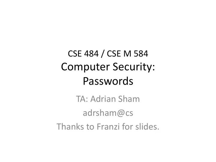 computer security
