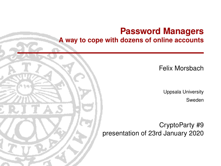 password managers