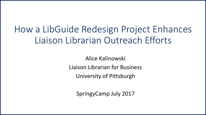 liaison librarian outreach efforts