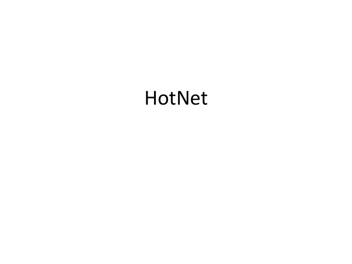 hotnet background