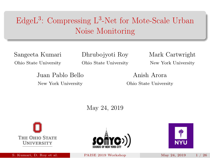 edgel 3 compressing l 3 net for mote scale urban noise