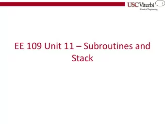 Stack  2  Program Counter and GPRs (especially $sp, $ra, and $fp)  REVIEW OF RELEVANT CONCEPTS  3