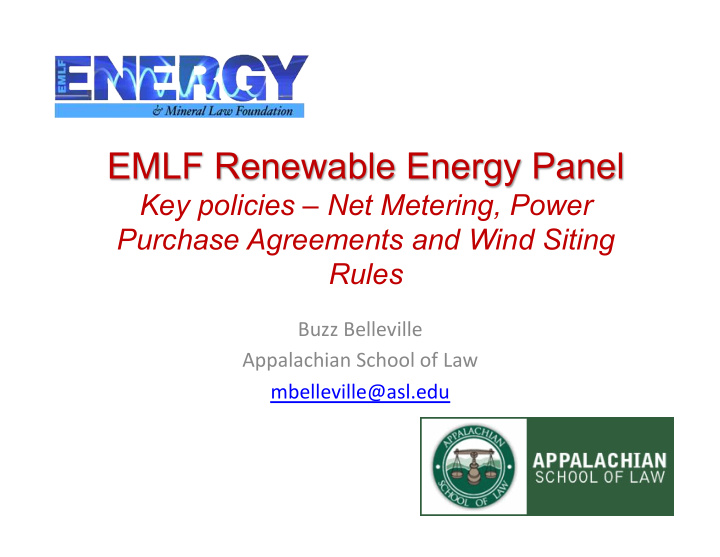 emlf renewable energy panel
