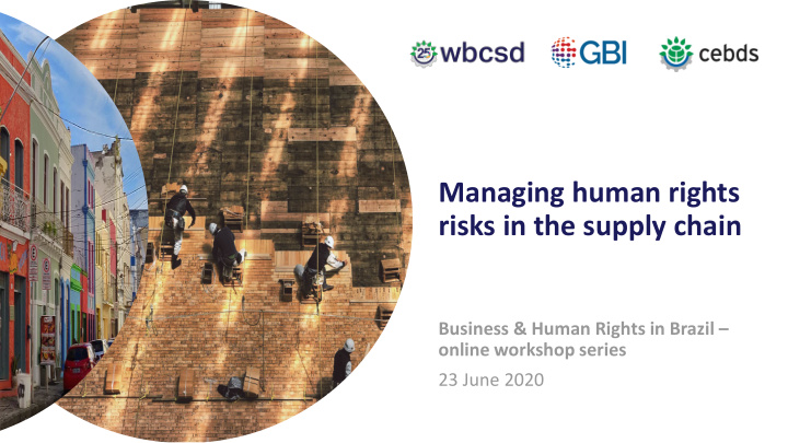 managing human rights risks in the supply chain