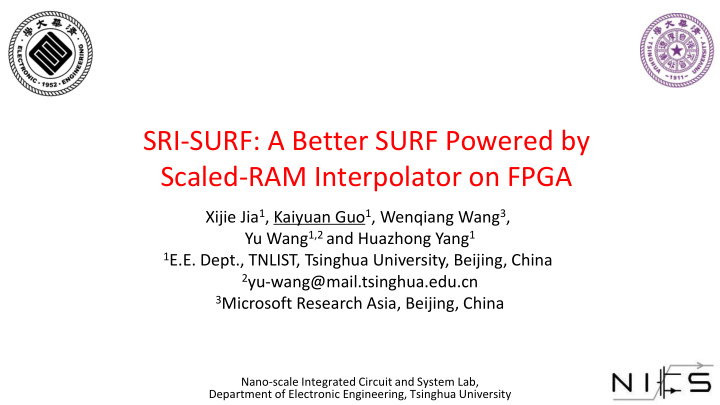 scaled ram interpolator on fpga