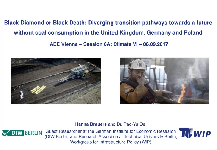 black diamond or black death diverging transition
