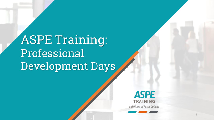 aspe training