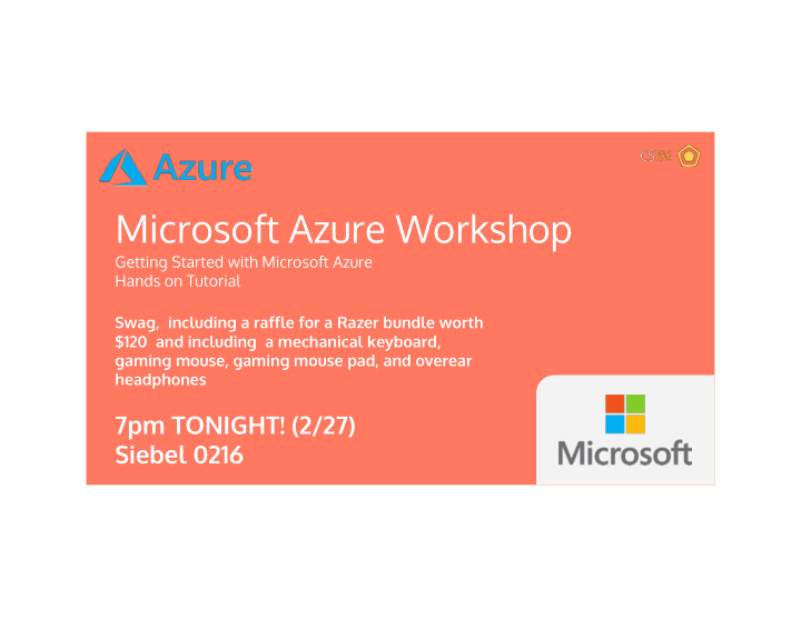 microsoft azure workshop