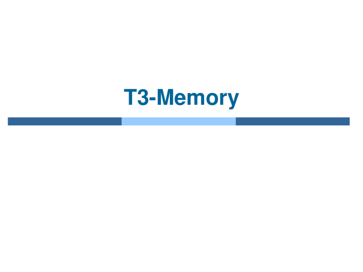 t3 memory index