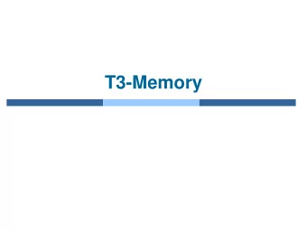 T3-Memory  Index    Memory management concepts    Basic Services  Program loading in