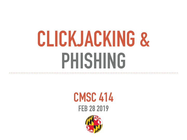 clickjacking phishing