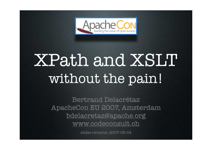 xpath and xslt