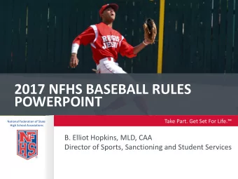 POWERPOINT  Take Part. Get Set For Life.  National Federation of State  High School Associations