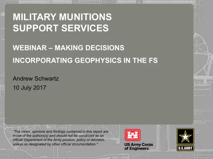 military munitions