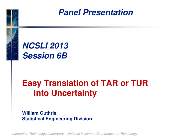 panel presentation ncsli 2013