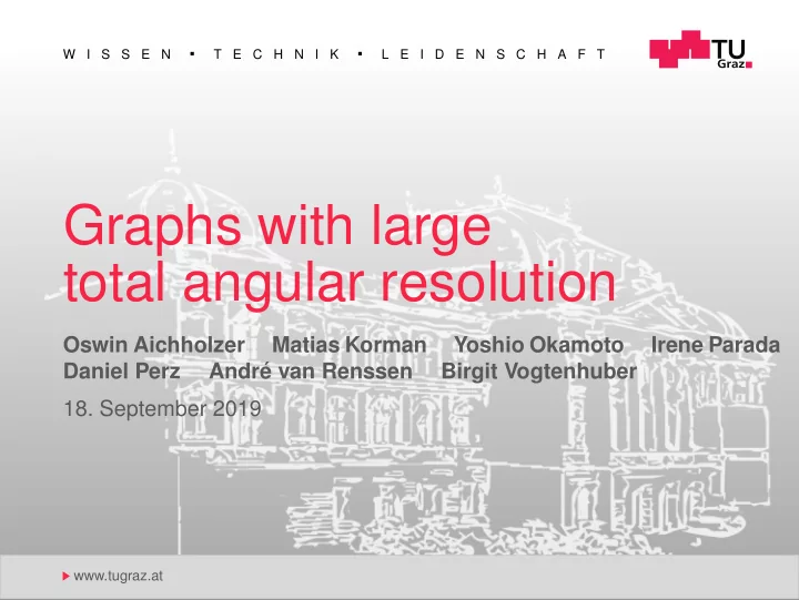 graphs with large total angular resolution