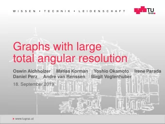 Graphs with large  total angular resolution  Oswin Aichholzer  Matias Korman  Yoshio Okamoto  Irene